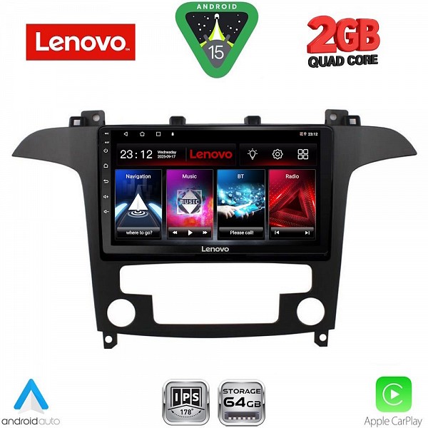 Digital iQ LENOVO LVD 2175_CPA CLIMA (9inc) MULTIMEDIA TABLET for FORD SMAX mod. 2006-2014