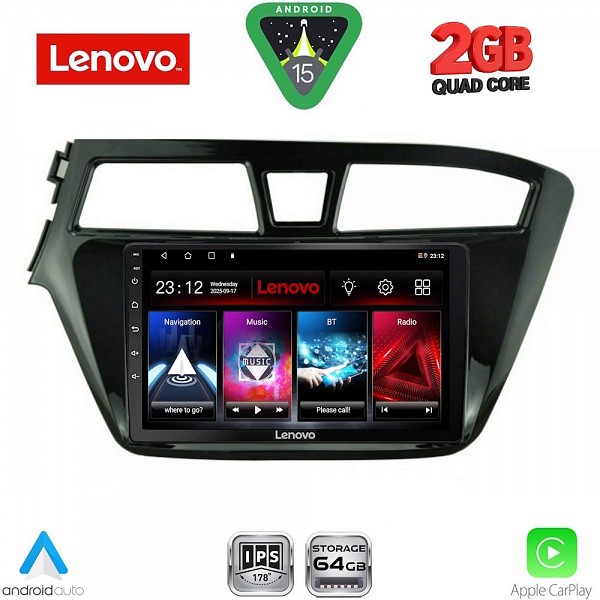 Digital iQ LENOVO LVD 2229_CPA (9inc) MULTIMEDIA TABLET for HYUNDAI i20 mod. 2014-2018