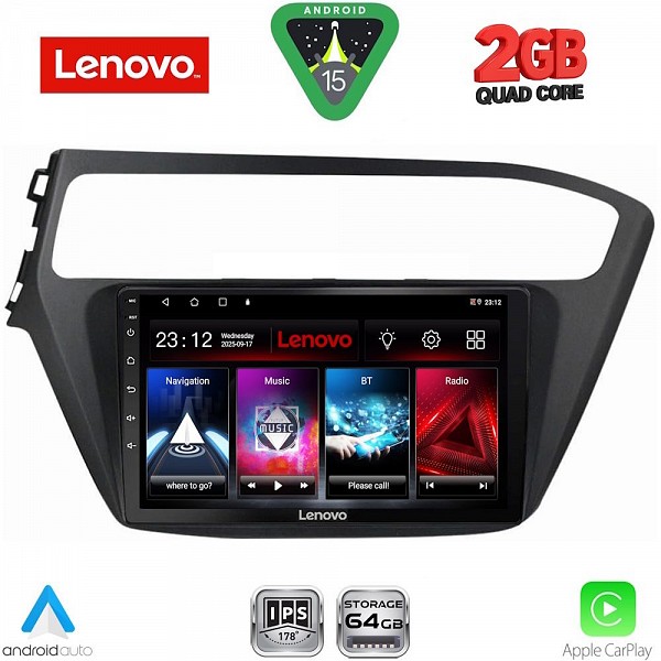 Digital iQ LENOVO LVD 2230_CPA (9inc) MULTIMEDIA TABLET for HYUNDAI i20 mod. 2018-2021