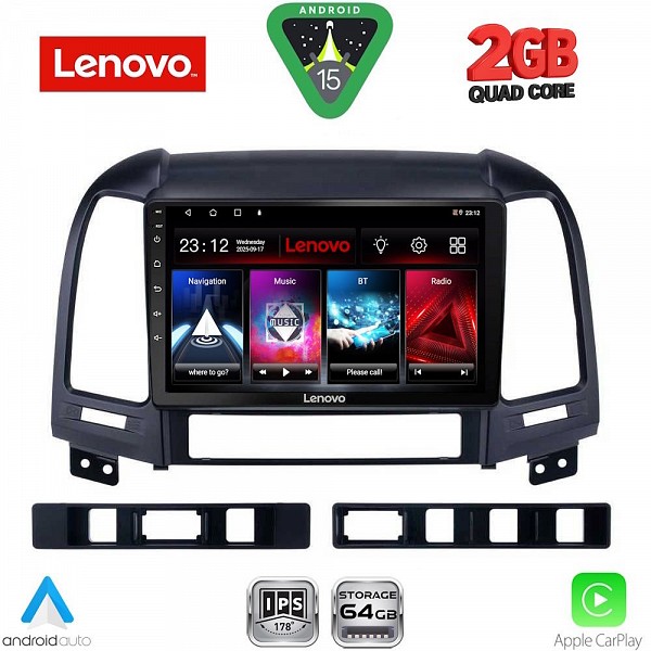 Digital iQ LENOVO LVD 2239_CPA (9inc) MULTIMEDIA TABLET for HYUNDAI SANTA FE  mod. 2005-2013