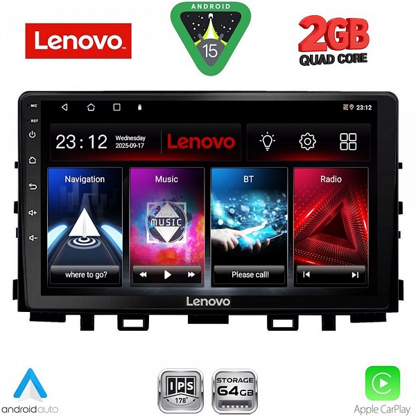 Digital iQ LENOVO LVD 2316_CPA (9inc) MULTIMEDIA TABLET for KIA RIO mod. 2018-2025 ? STONIC mod. 2017-2025
