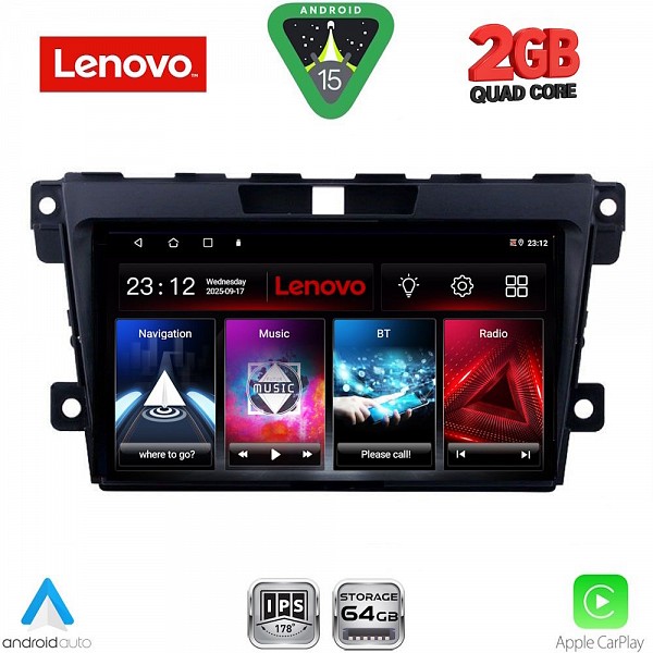 Digital iQ LENOVO LVD 2389_CPA (9inc) MULTIMEDIA TABLET for MAZDA CX7 mod. 2006-2012