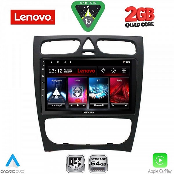 Digital iQ LENOVO LVD 2402_CPA (9inc) MULTIMEDIA TABLET for MERCEDES C (W203) mod. 1999-2004