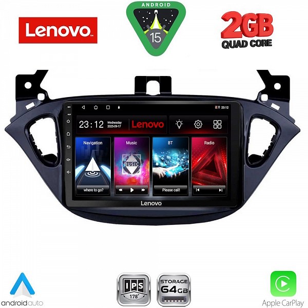Digital iQ LENOVO LVD 2486_CPA (9inc) MULTIMEDIA TABLET for OPEL ADAM - CORSA E mod. 2014-2021