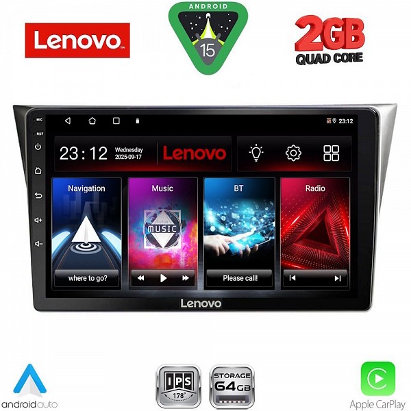 Digital iQ LENOVO LVD 2659_CPA (9inc) MULTIMEDIA TABLET for SUBARU IMPREZA mod. 2002-2008