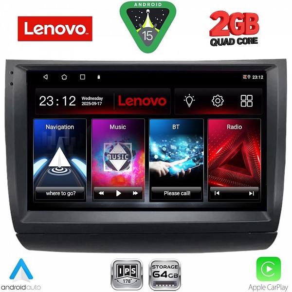 Digital iQ LENOVO LVD 2728_CPA (9inc) MULTIMEDIA TABLET for TOYOTA PRIUS mod. 2003-2009