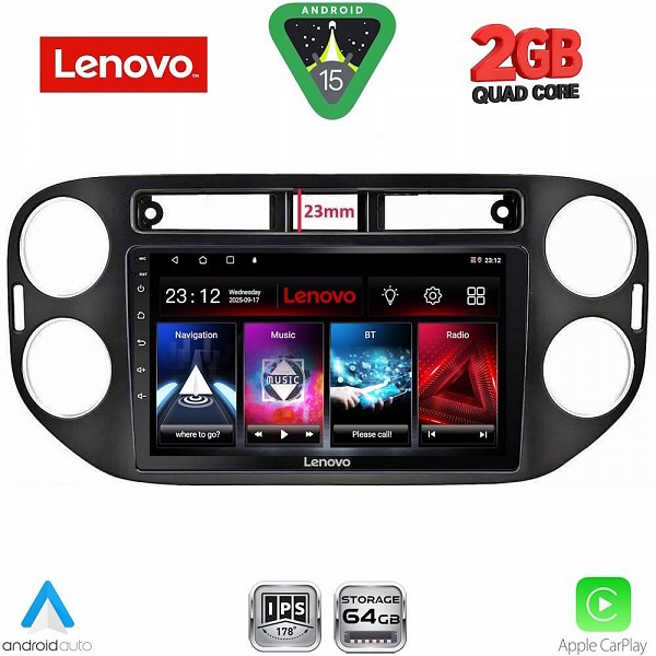 Digital iQ LENOVO LVD 2760BL_CPA (9inc) MULTIMEDIA TABLET for VW TIGUAN mod. 2011-2016 (BLACK)