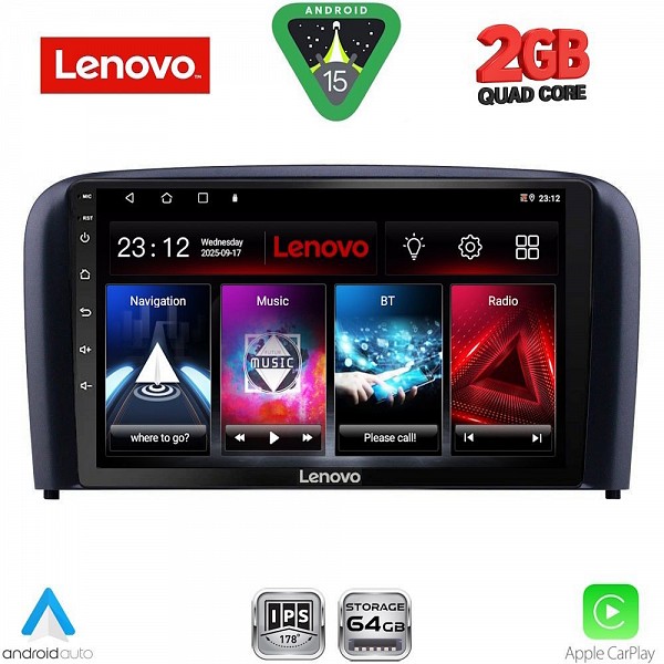 Digital iQ LENOVO LVD 2786_CPA (9inc) MULTIMEDIA TABLET for VOLVO S80 mod. 1999-2006