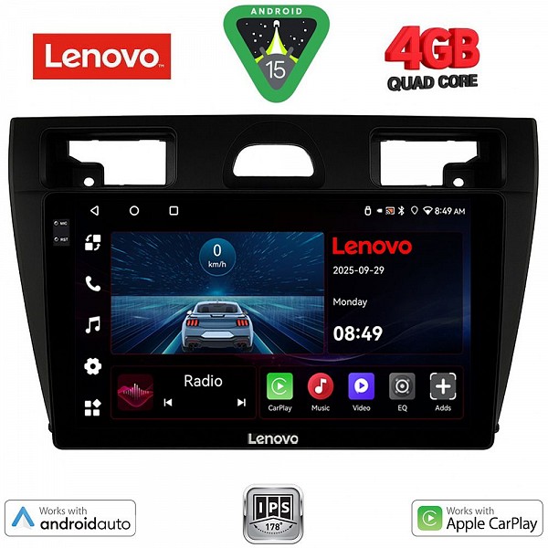 Digital iQ LENOVO LVE 8153BL_CPAA (9inc) MULTIMEDIA TABLET for FORD FIESTA mod. 2005-2008 (BLACK)