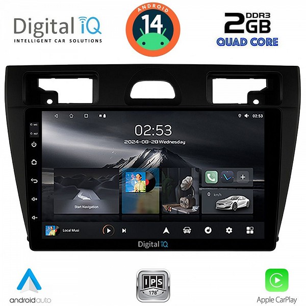 DIGITAL IQ RSB 1153BL_CPA (9inc) MULTIMEDIA TABLET for FORD FIESTA mod. 2005-2008 (BLACK)