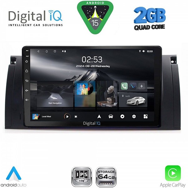 DIGITAL IQ RSD 1045_CPA (9inc) MULTIMEDIA TABLET for BMW Series 5 (E39) mod. 1997-2005 | X5 (E53) mod. 1999-2006