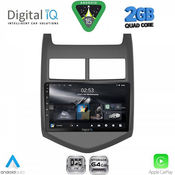DIGITAL IQ RSD 1074_CPA (9inc) MULTIMEDIA TABLET for CHEVROLET AVEO mod. 2011-2014