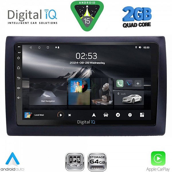 DIGITAL IQ RSD 1145_CPA (9inc) MULTIMEDIA TABLET for FIAT STILO mod. 2001-2007