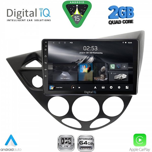 DIGITAL IQ RSD 1169_CPA  (9inc) MULTIMEDIA TABLET for FORD FOCUS mod. 1998-2004