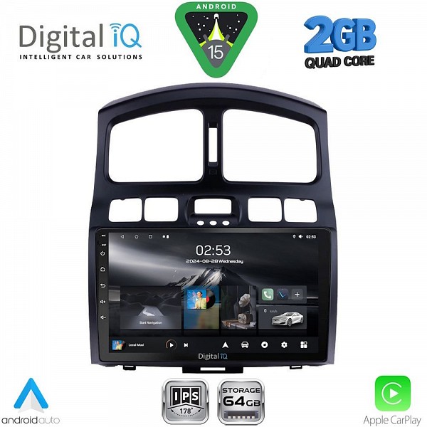 DIGITAL IQ RSD 1236_CPA (9inc) MULTIMEDIA TABLET for HYUNDAI SANTA FE  mod. 2003-2006
