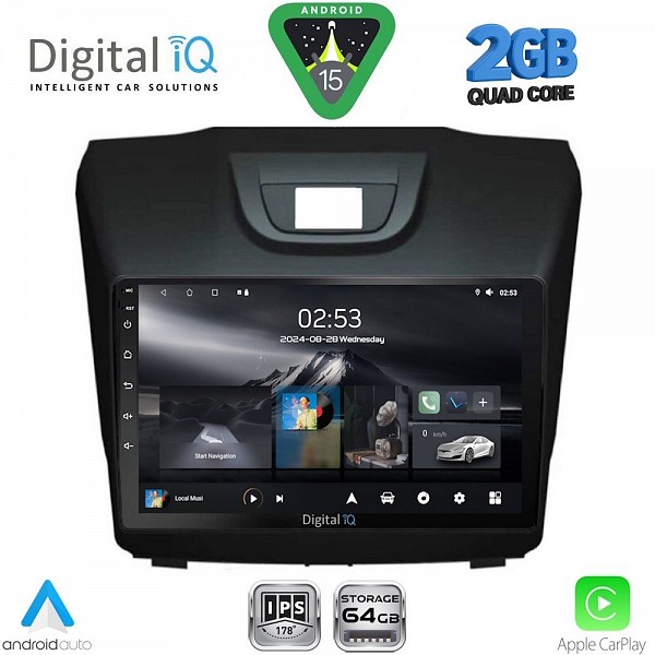 DIGITAL IQ RSD 1255_CPA (9inc) MULTIMEDIA TABLET for ISUZU DMAX mod. 2012-2020