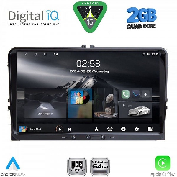 DIGITAL IQ RSD 190_CPA (9inc) MULTIMEDIA TABLET for SEAT - SKODA - VW mod. 2004-2014