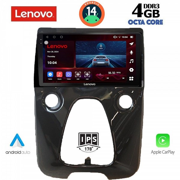 Digital iQ LENOVO SSV 9708_CPA A/C (10inc) MULTIMEDIA TABLET for CITROEN C1-PEUGEOT 108-TOYOTA AYGO mod. 2014>