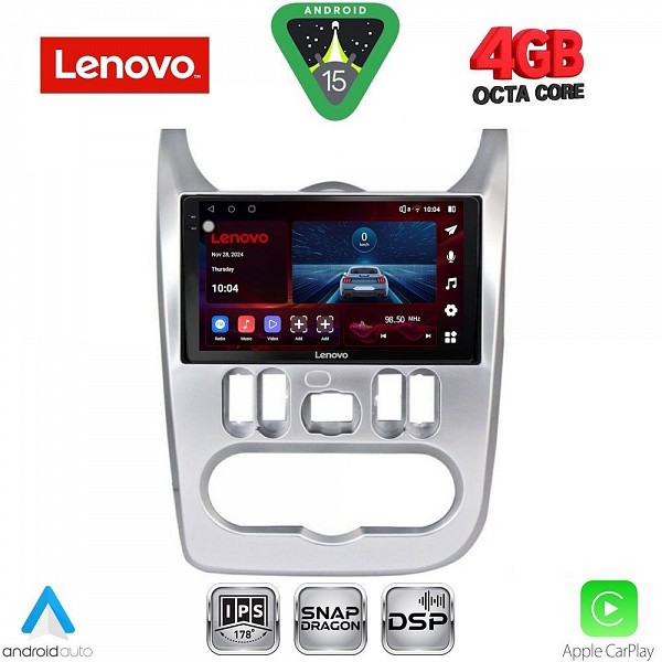 Digital iQ LENOVO SSV 9101SL_CPA (9inc) MULTIMEDIA TABLET for DACIA DUSTER ? LOGAN ? SANDERO mod. 2006-2012 (SILVER)