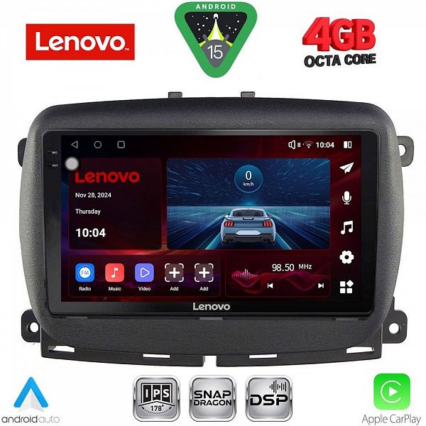 Digital iQ LENOVO SSV 9131_CPA (9inc) MULTIMEDIA TABLET for FIAT 500 mod. 2016>