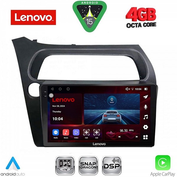 Digital iQ LENOVO SSV 9189_CPA (9inc) MULTIMEDIA TABLET for HONDA CIVIC 3D-5D mod. 2006-2012