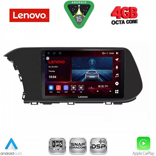 Digital iQ LENOVO SSV 9220_CPA CLIMA (10inc) MULTIMEDIA TABLET for HYUNDAI i20 - BAYON mod. 2021>