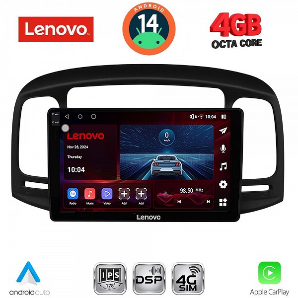Digital iQ LENOVO SSV 9249BL_CPA (9inc) MULTIMEDIA TABLET for HYUNDAI ACCENT mod. 2005-2012 (BLACK)