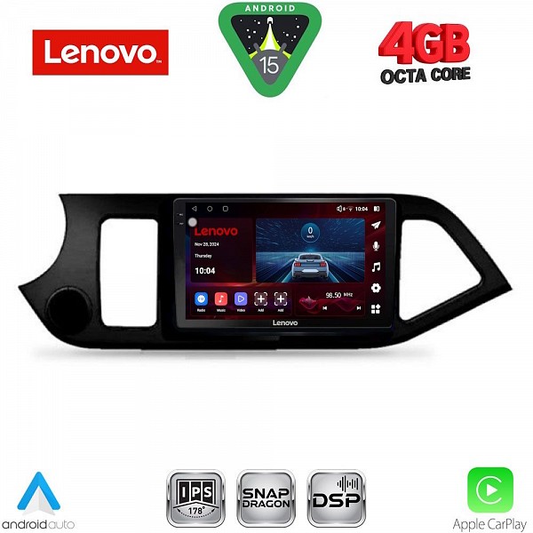 Digital iQ LENOVO SSV 9308_CPA (9inc) MULTIMEDIA TABLET for KIA PICANTO mod. 2011-2017