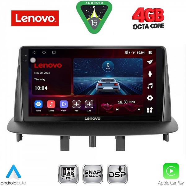Digital iQ LENOVO SSV 9556_CPA (9inc) MULTIMEDIA TABLET for RENAULT MEGANE 3 mod. 2009-2016