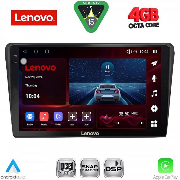 Digital iQ LENOVO SSV 9704BL_CPA (9inc) MULTIMEDIA TABLET for TOYOTA AVENSIS (T25) mod. 2003-2009 (BLACK)