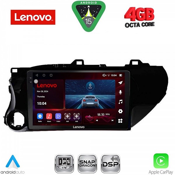 Digital iQ LENOVO SSV 9721_CPA (10inc) MULTIMEDIA TABLET for TOYOTA HILUX mod. 2017>