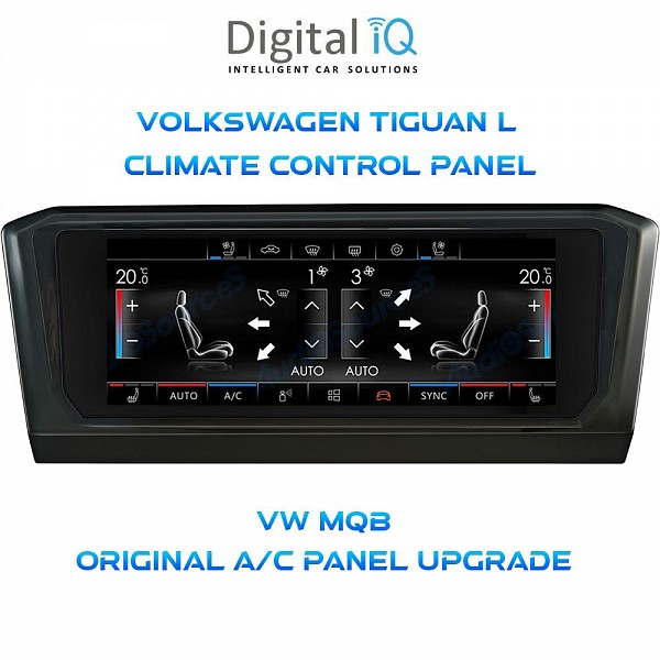 DIGITAL IQ CCP 761_CP (6.9") (MQB) VW TIGUAN L mod. 2016-2024 CLIMATE CONTROL PANEL