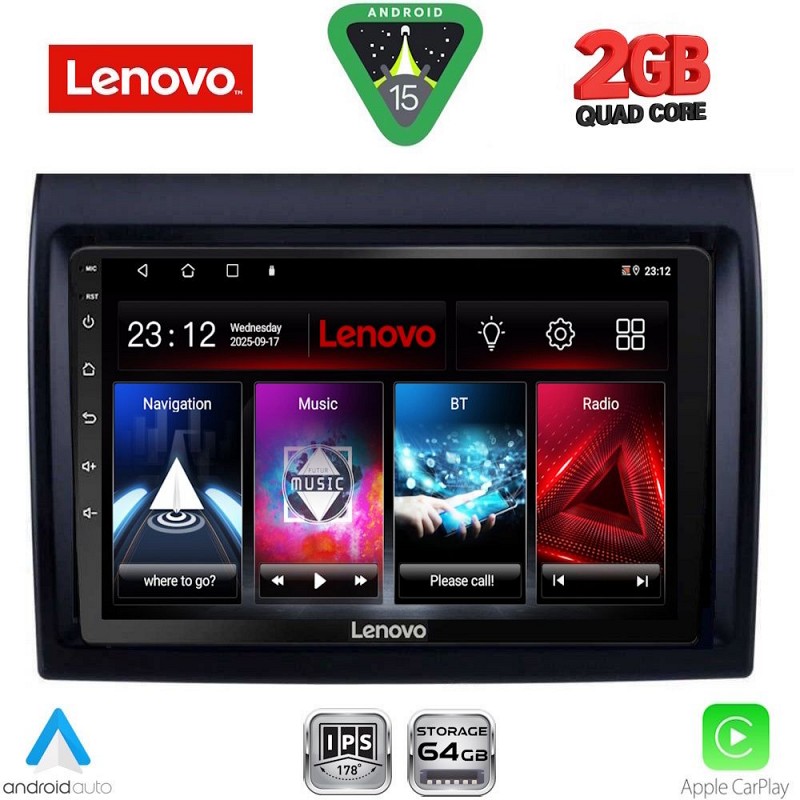 Digital iQ LENOVO LVD 2140_CPA (9inc) MULTIMEDIA TABLET for FIAT DUCATO mod. 2006-2011