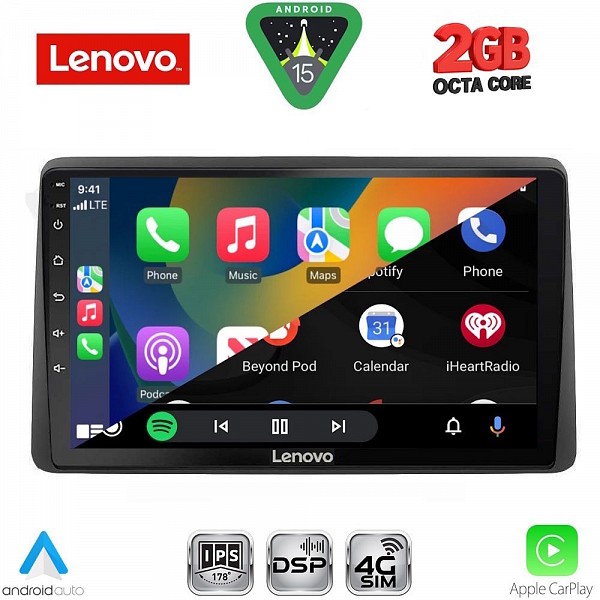 Digital iQ LENOVO LVF 5104_CPA (10inc) MULTIMEDIA TABLET for DACIA DUSTER mod. 2019-2026