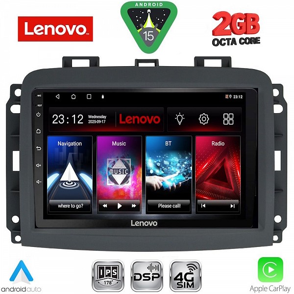 Digital iQ LENOVO LVF 5132_CPA (10inc) MULTIMEDIA TABLET for FIAT 500L mod. 2012-2024