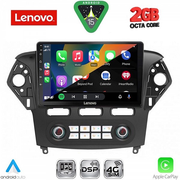 Digital iQ LENOVO LVF 5163_CPA CLIMA (10inc) MULTIMEDIA TABLET for FORD MONDEO mod. 2011-2013
