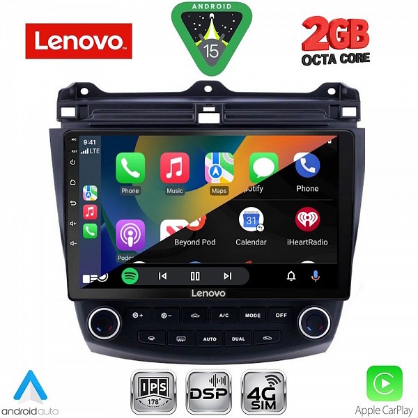 Digital iQ LENOVO LVF 5182_CPA (10inc) MULTIMEDIA TABLET for HONDA ACCORD mod. 2003-2007