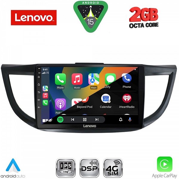 Digital iQ LENOVO LVF 5198_CPA (10inc) MULTIMEDIA TABLET for HONDA CRV mod. 2013-2017