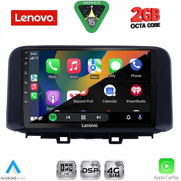 Digital iQ LENOVO LVF 5237_CPA (10inc) MULTIMEDIA TABLET for HYUNDAI KONA mod. 2017-2023