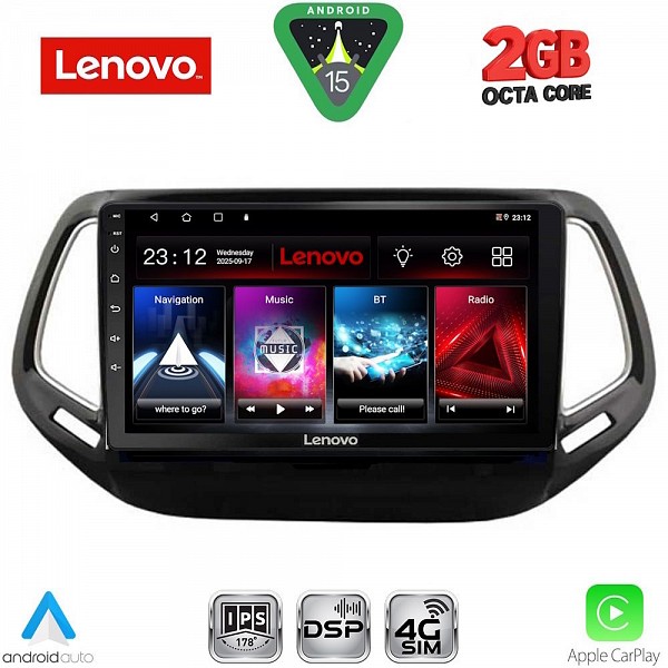 Digital iQ LENOVO LVF 5278_CPA (10inc) MULTIMEDIA TABLET for JEEP COMPASS mod. 2016-2021