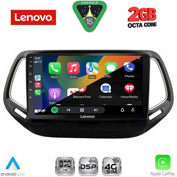 Digital iQ LENOVO LVF 5278_CPA (10inc) MULTIMEDIA TABLET for JEEP COMPASS mod. 2016-2021