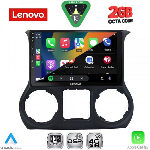Digital iQ LENOVO LVF 5295_CPA (10inc) MULTIMEDIA TABLET for JEEP WRANGLER  mod. 2011-2014