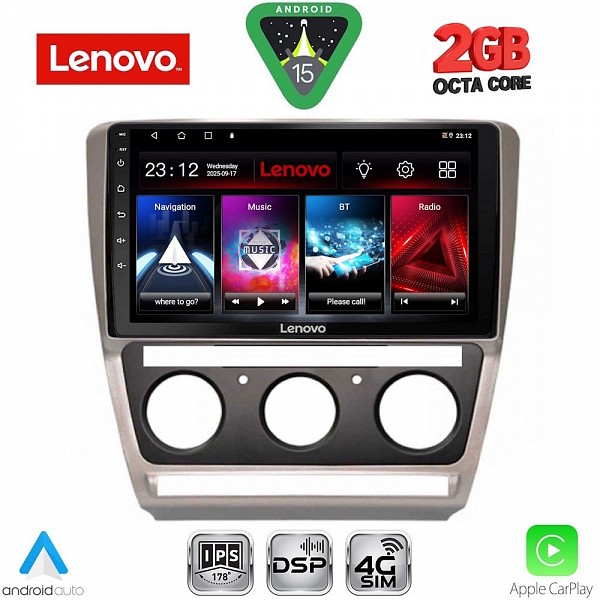 Digital iQ LENOVO LVF 5595_CPA (10inc) MULTIMEDIA TABLET for SKODA OCTAVIA 5 mod. 2005-2012