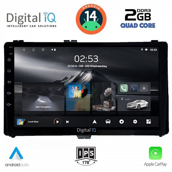 DIGITAL IQ RSD 1703_CPA (9inc) MULTIMEDIA TABLET for TOYOTA AURIS mod. 2015-2021 ? AYGO X mod. 2022-2026 ? COROLLA mod. 2017-2019