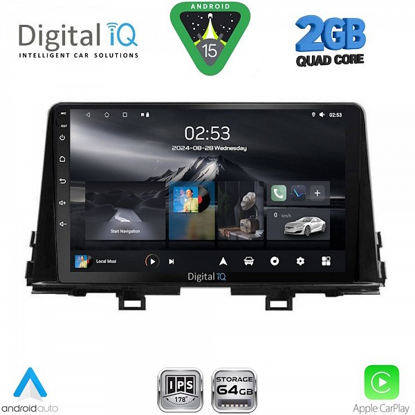 DIGITAL IQ RSD 1310_CPA (9inc) MULTIMEDIA TABLET for KIA PICANTO mod. 2021-2026