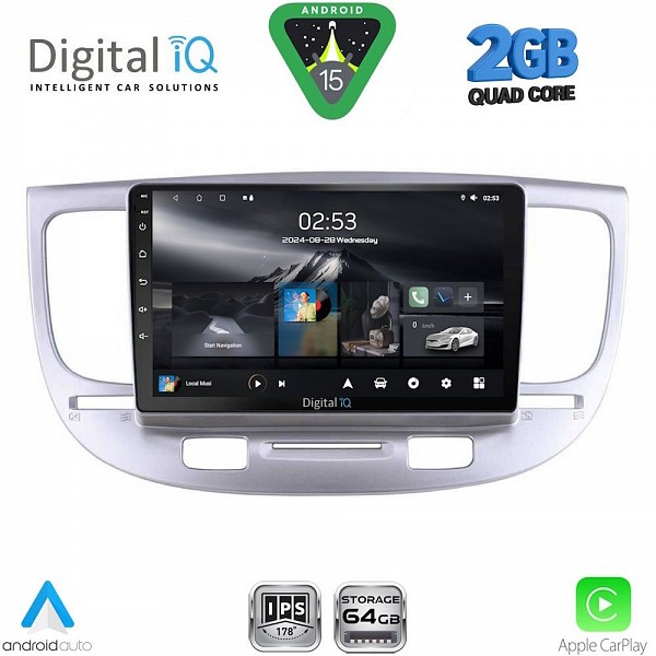 DIGITAL IQ RSD 1313_CPA (9inc) MULTIMEDIA TABLET for KIA RIO mod. 2005-2011