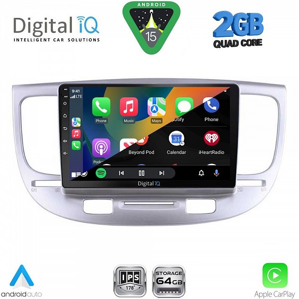 DIGITAL IQ RSD 1313_CPA (9inc) MULTIMEDIA TABLET for KIA RIO mod. 2005-2011
