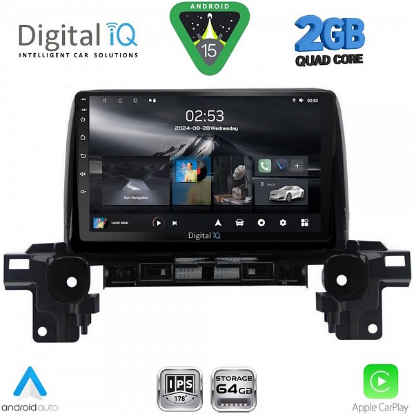 DIGITAL IQ RSD 1381_CPA (9inc) MULTIMEDIA TABLET for MAZDA CX5 mod. 2017-2025