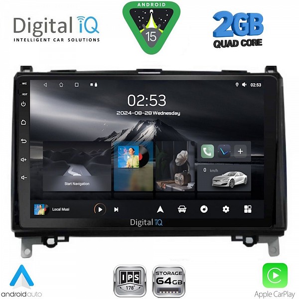 DIGITAL IQ RSD 1400_CPA (9inc) MULTIMEDIA TABLET for MERCEDES A ? B mod. 2004-2012 - SPRINTER ? VITO mod. 2007-2019
