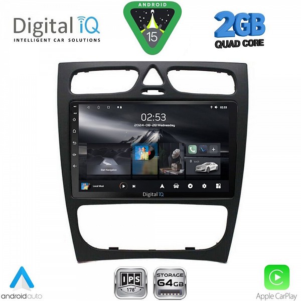 DIGITAL IQ RSD 1402_CPA (9inc) MUTIMEDIA TABLET for MERCEDES C (W203) mod. 1999-2004